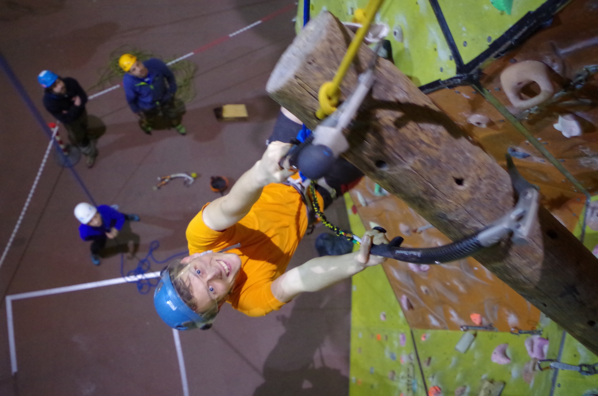 Dry tooling at Rock and Rapid